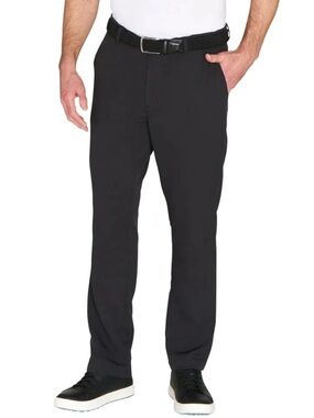 Greg Norman Collection Black Textured Stretch Chinos Pants - 34 x 30